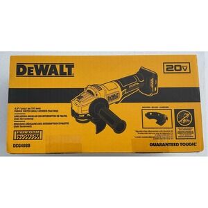 DeWalt DCG408B 20V MAX Brushless 4.5 in Paddle Switch Angle Grinder Tool Only